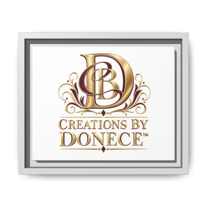 Framed Matte Canvas – Creations By Donece Logo Wall Art