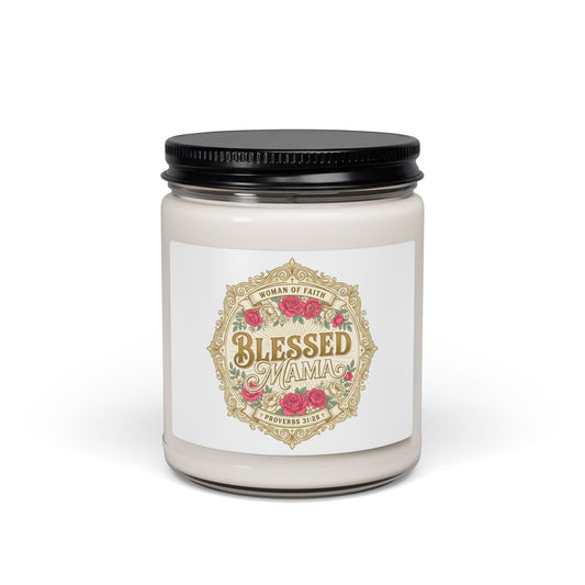 Blessed Mama Candle | mom life, minimalist mom streetwear