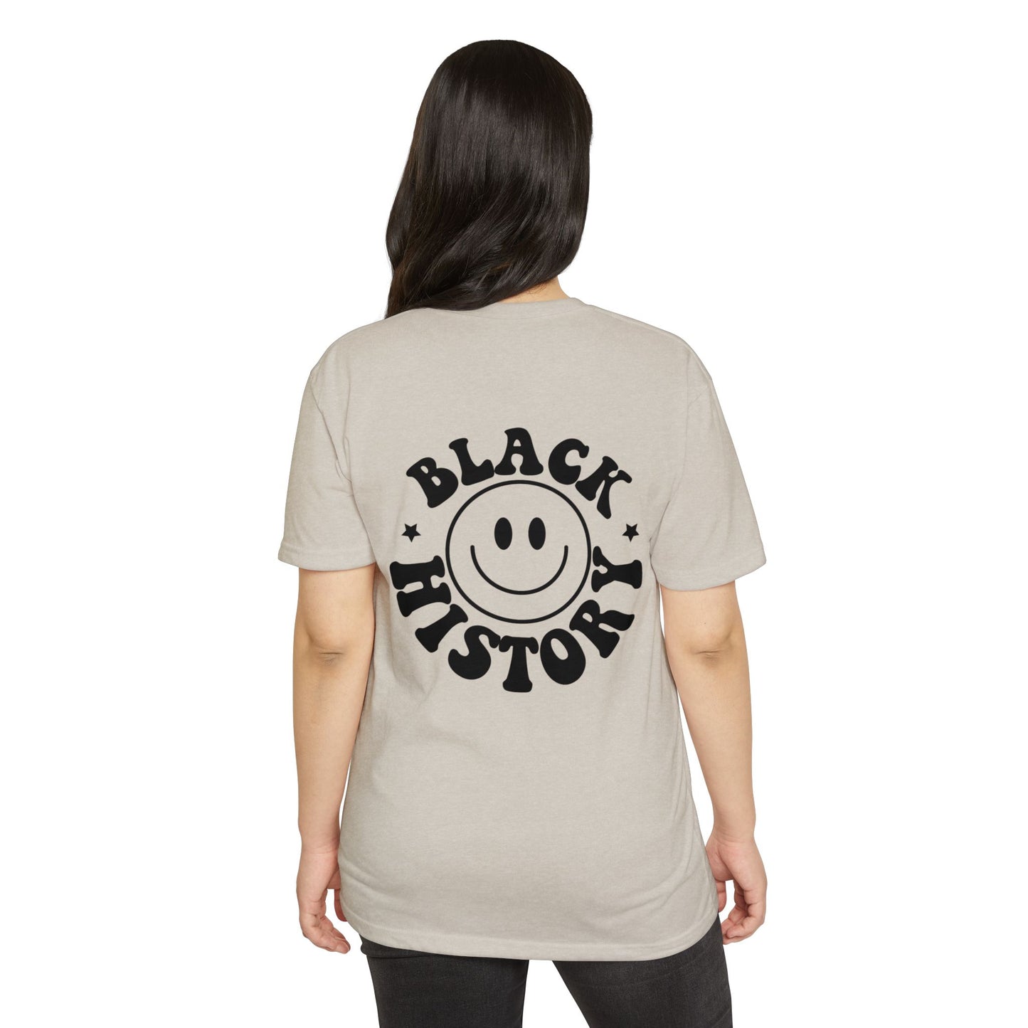 Black History Smiley T-Shirt – Retro Retro Vibe Celebration Tee