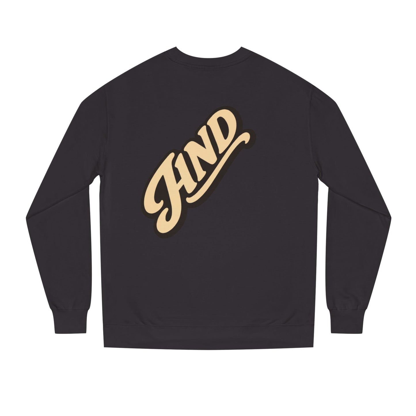 Kind Script Sweatshirt — Retro 'KIND' Graphic Crewneck