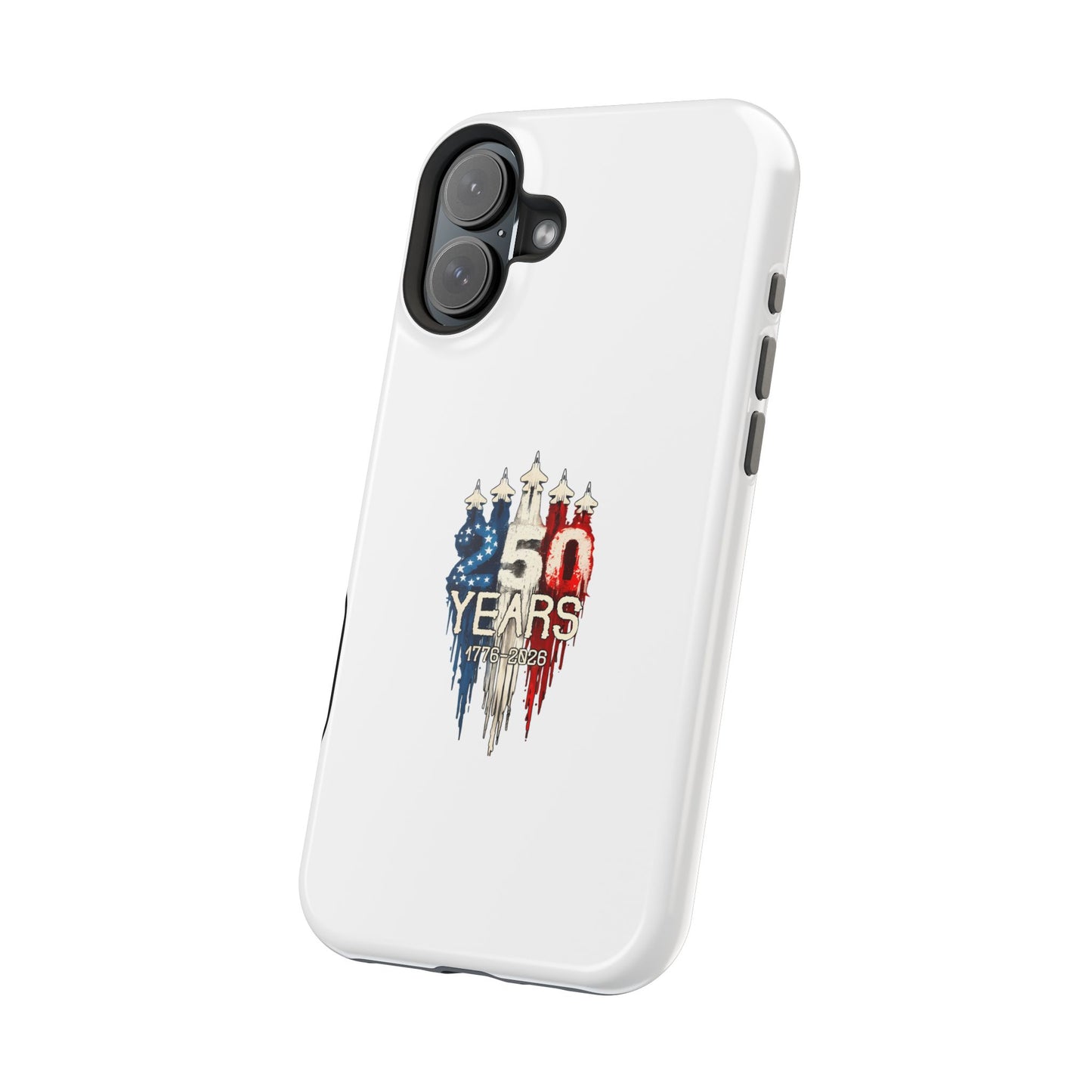 50 Years Patriotic iPhone Case — American Flag Anniversary Magnetic Impact-Resistant Case