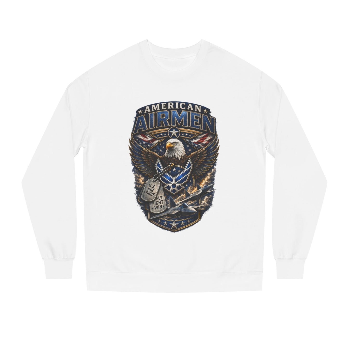 American Airmen Eagle Sweatshirt — Patriotic Air Force Crewneck