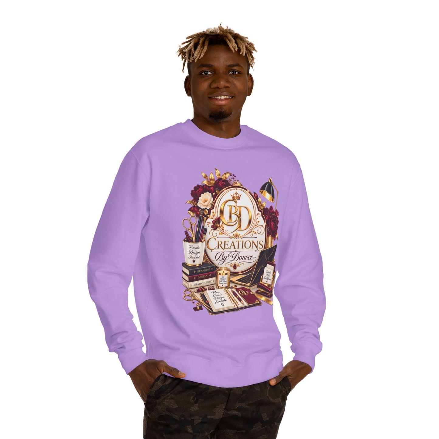 Crewneck Sweatshirt — Vintage Desk Creations Logo
