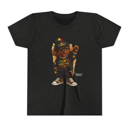 Kids Unity Heritage Tee — Youth Short Sleeve Shirt with 'Unity' Design
