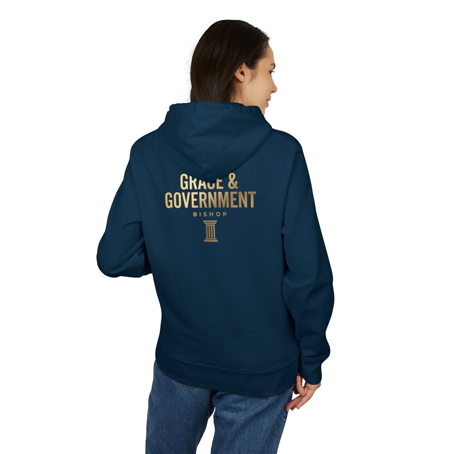 Grace & Government Bishop Hoodie — Faith-Inspired Pullover