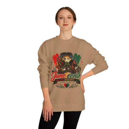 Juneteenth Sweatshirt — Juneteenth Proud Graphic Crewneck