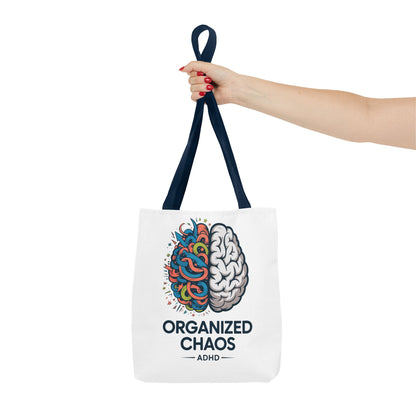 ADHD Tote Bag — "Organized Chaos" Brain Design