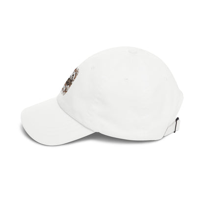 Dad Cap — "Mrs." Gold Floral Glitter Bridal Hat