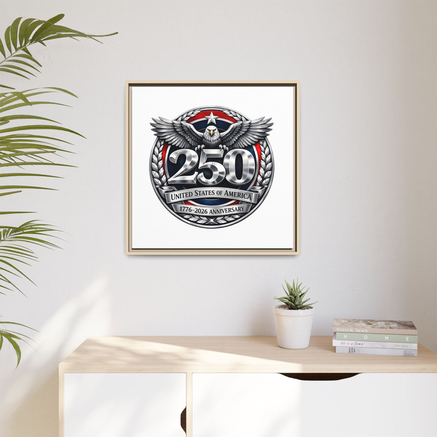 Matte Canvas, Framed (Multi-color)
