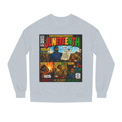 Juneteenth Comic Sweatshirt — Juneteenth Celebration Graphic Crewneck