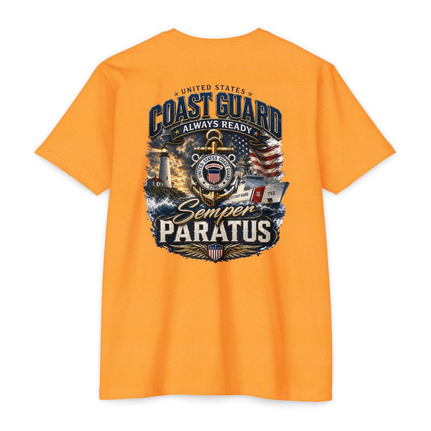 Coast Guard Semper Paratus T-Shirt – U.S. Coast Guard Veteran Tee