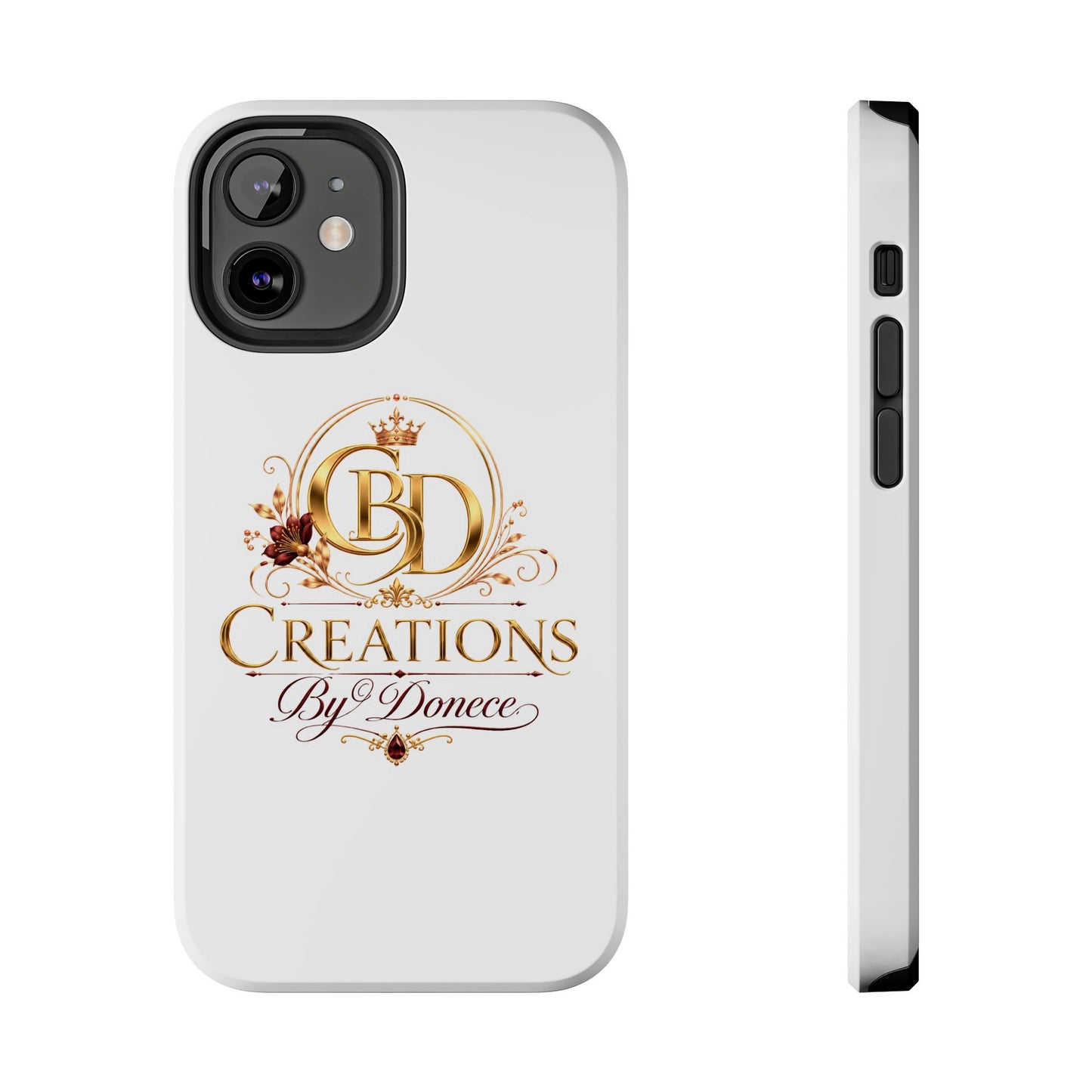 BD Creations By Donece Elegant Logo Tough Phone Case — Protective iPhone Cover