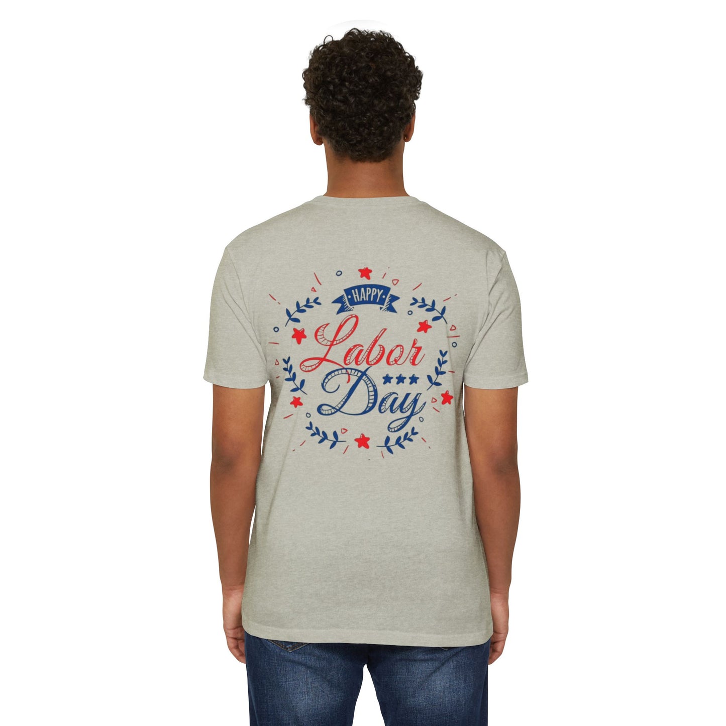 Labor Day T-Shirt – "Happy Labor Day" Patriotic Holiday Tee