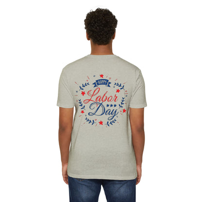 Labor Day T-Shirt – "Happy Labor Day" Patriotic Holiday Tee