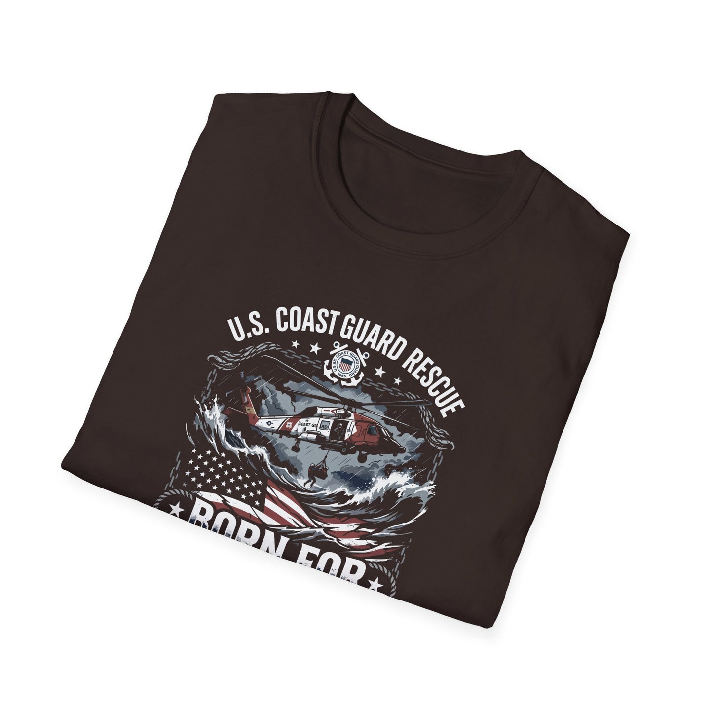 U.S Coast Guard Rescue Born for the Storm T-Shirt