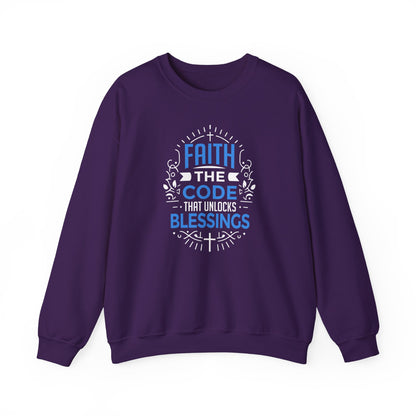 Faith The Code That Unlocks Blessings Sweatshirt