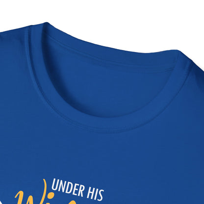 Under His Wings You Will -find Refuge Psalm 91:4 T-Shirt