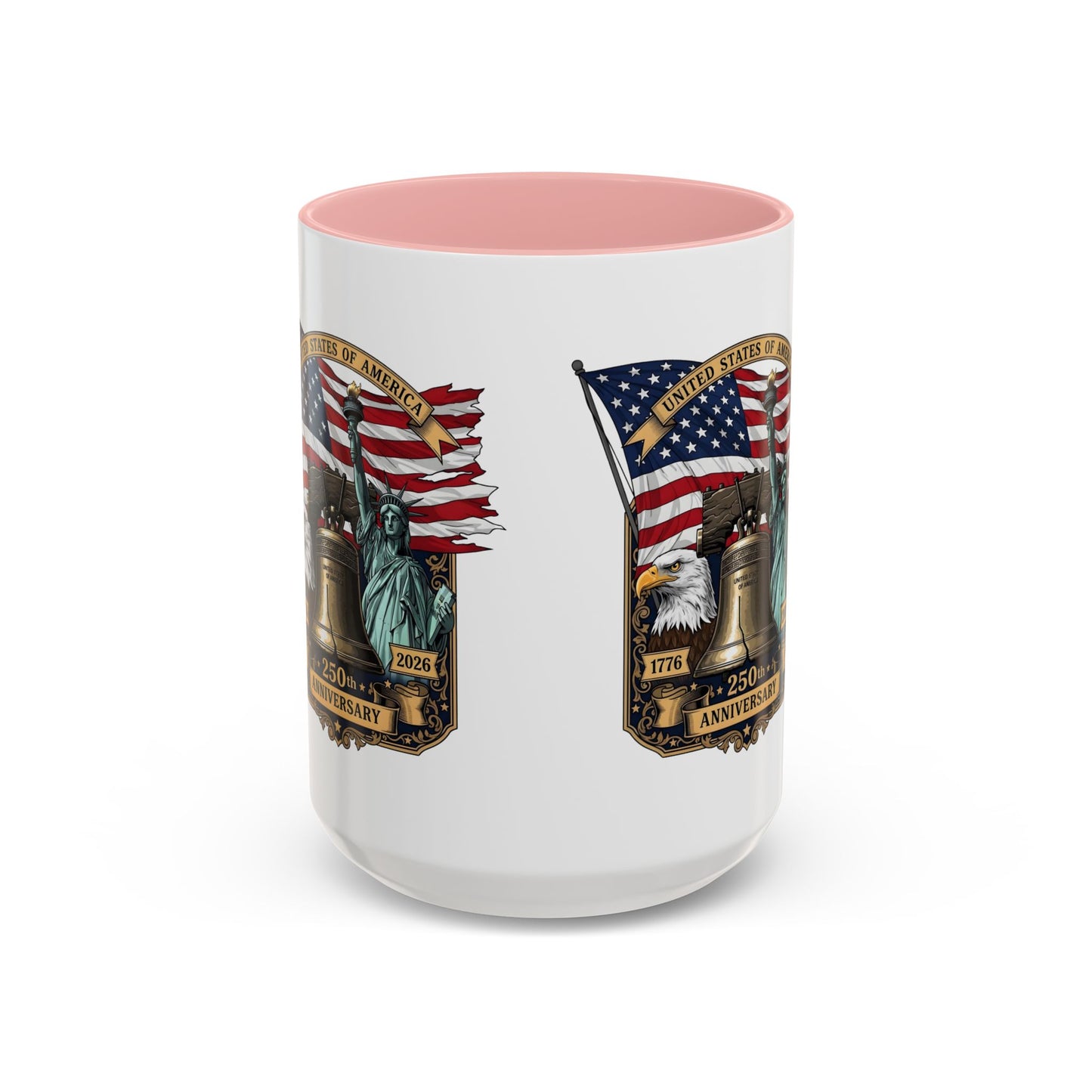 Liberty Anniversary Coffee Mug — 250th USA Celebration Accent Mug