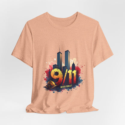 9/11 Memorial T-Shirt — Never Forget Tribute Tee