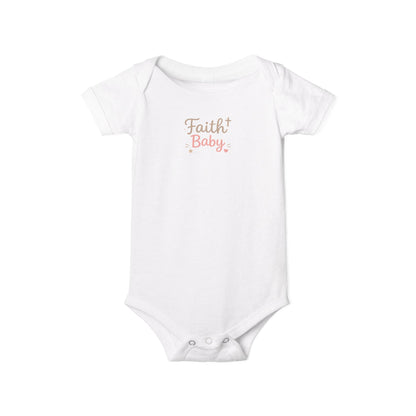 Faith Baby Infant Bodysuit — Religious Newborn One-Piece