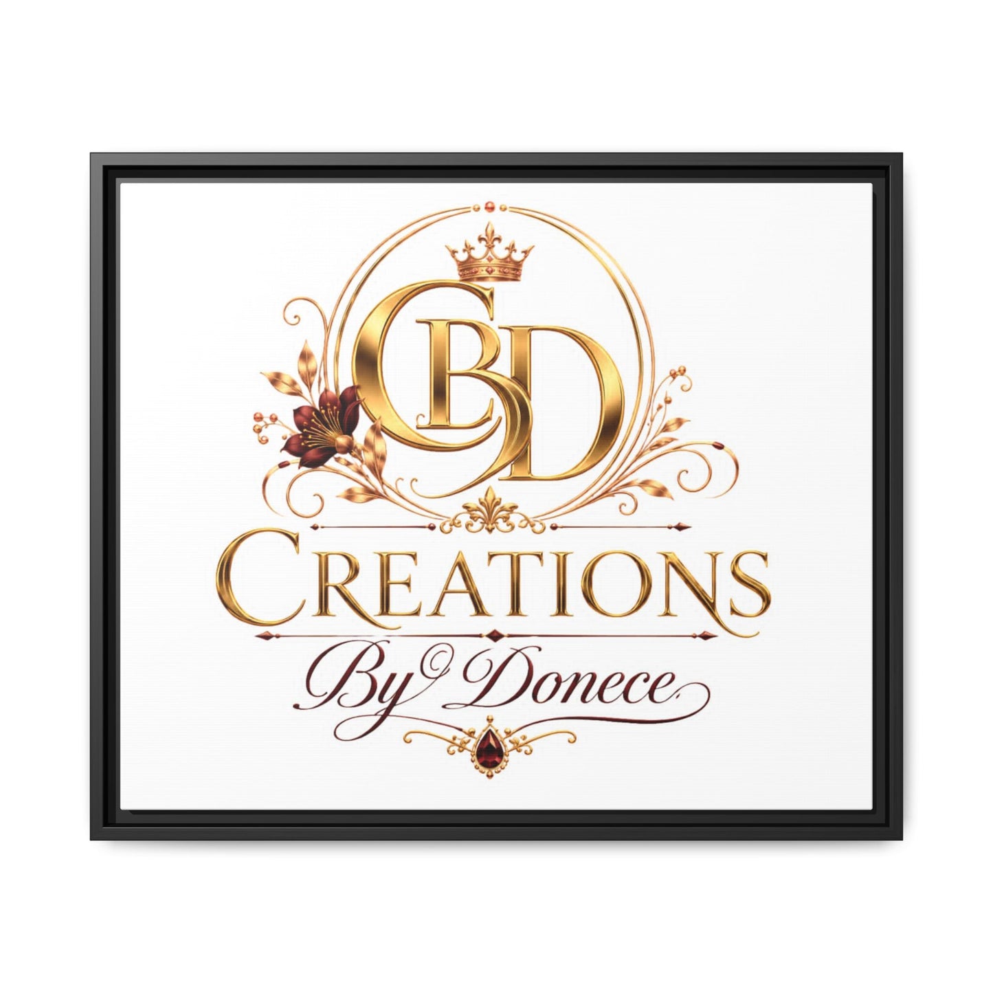 Creations By Donece — Framed Matte Canvas Wall Art