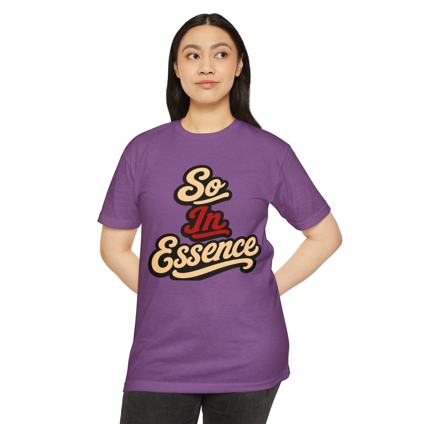 So In Essence T-Shirt — Retro Script Graphic Tee