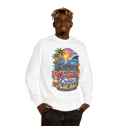 Father & Daughter Cruise Sweatshirt — Tropical Cruise Vacation Pullover