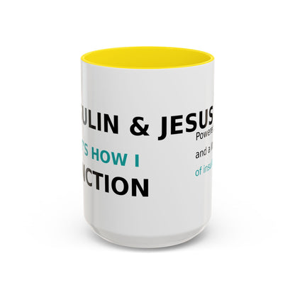 Christian Diabetes Coffee Mug – "Powered by Faith and a Little Bit of Insulin" Accent Mug (11/15oz)
