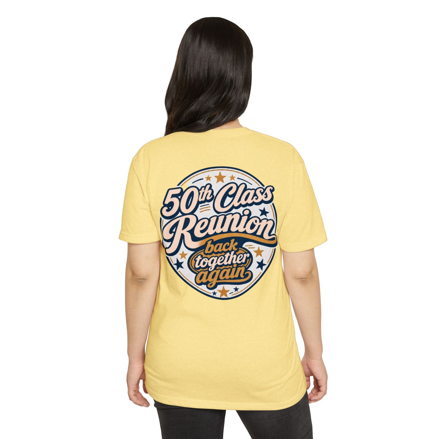 50th Class Reunion T-Shirt — "Back Together Again" Retro Reunion Tee