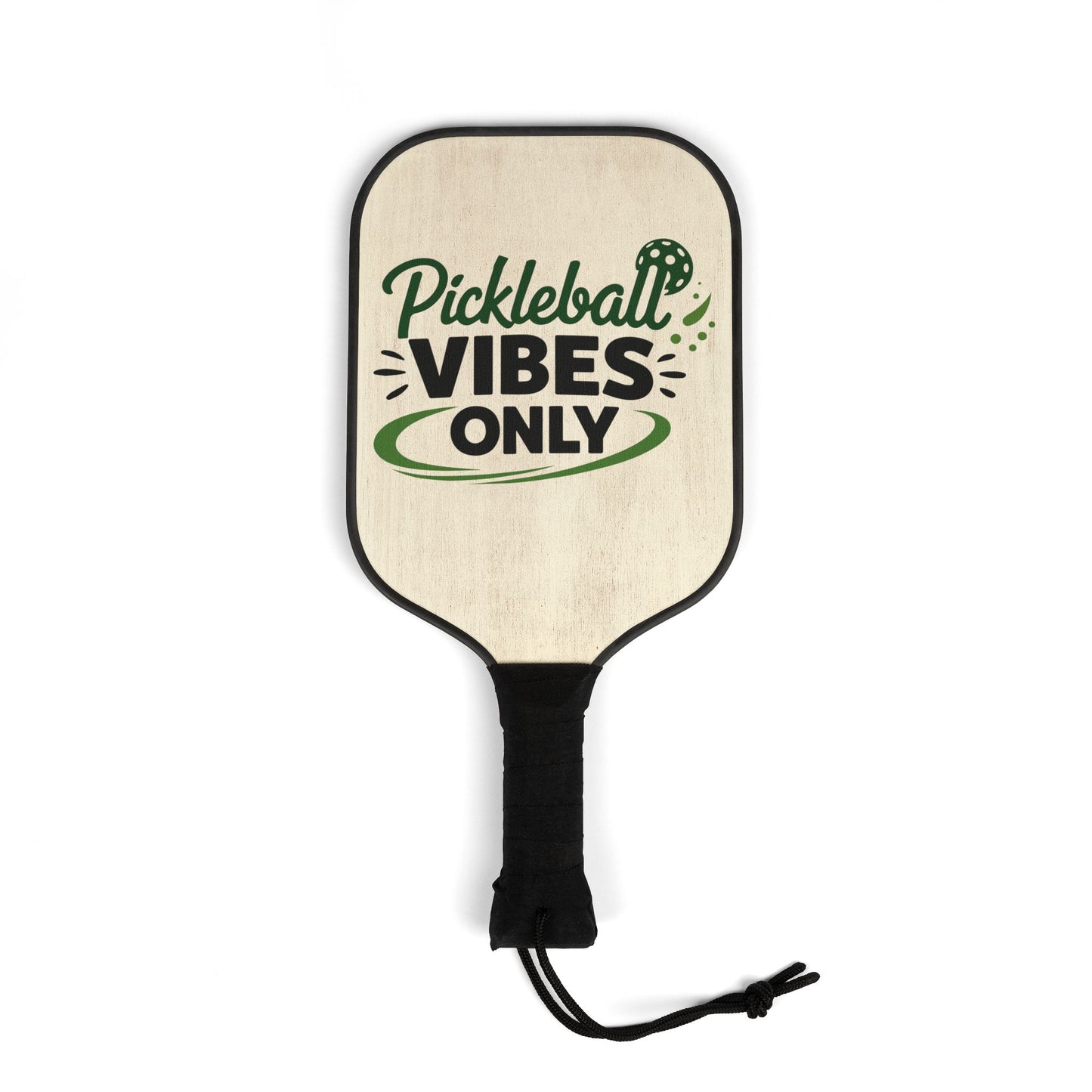 Pickleball Paddle Set — "Pickleball Vibes Only" Design (2 Pack with Balls)