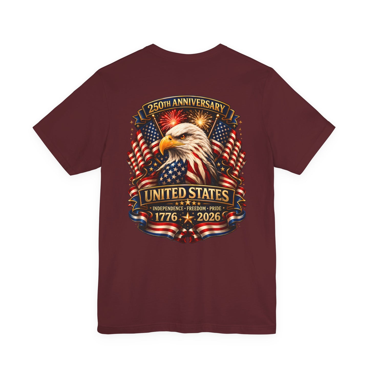 1776–2026 United States 250th Anniversary Eagle T-Shirt