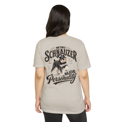 Mini Schnauzer T-Shirt — "Major Personality" Dog Lover Tee