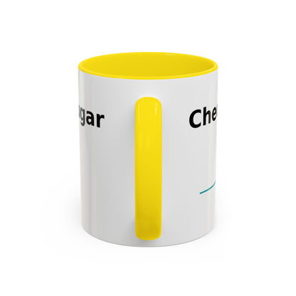 Accent Coffee Mug – 'Checking My Blood Sugar Like It's My Job' Diabetes Awareness Mug
