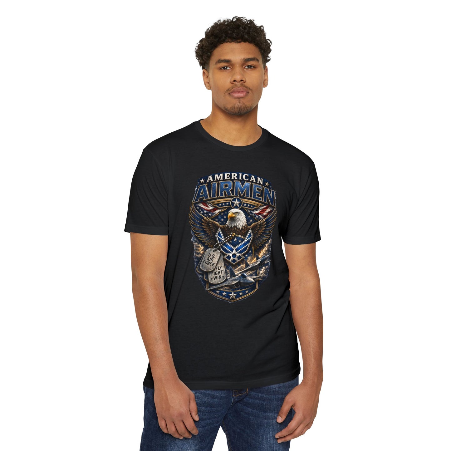 American Airmen Eagle T-Shirt — Patriotic USA Air Force Graphic Tee