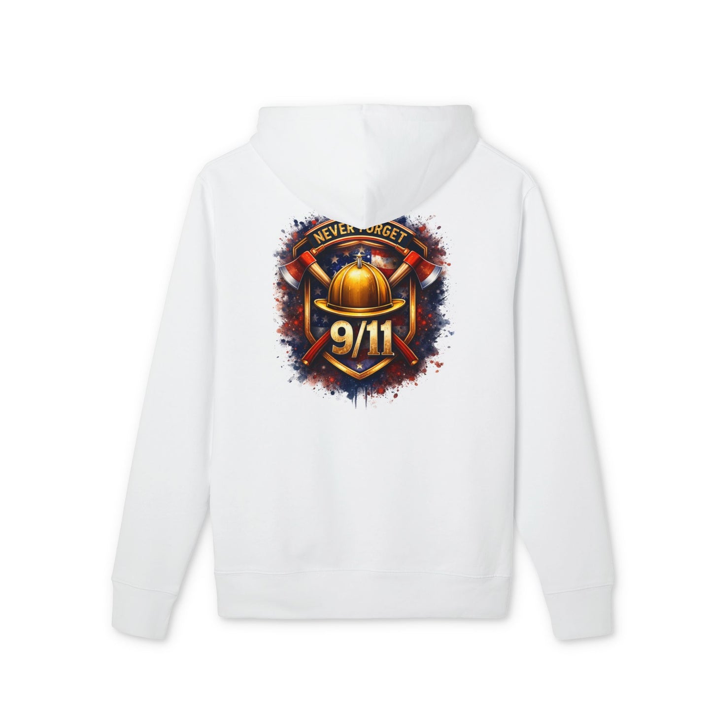 9/11 Never Forget Firefighter Tribute Hoodie