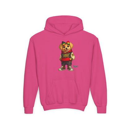 Youth Hoodie — 'Proud Heritage' Teddy Bear Streetwear Kids Pullover