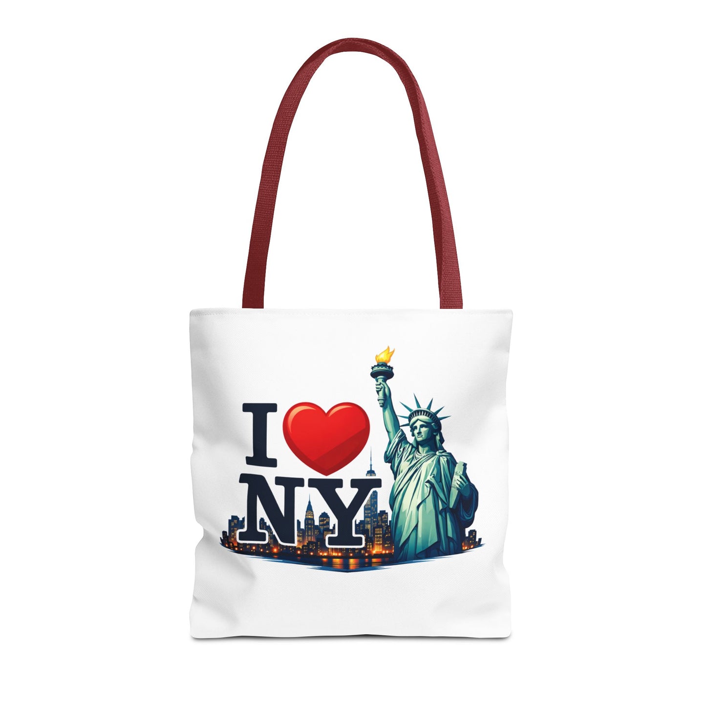 I  NY Statue of Liberty Tote Bag — New York City Souvenir Canvas Tote