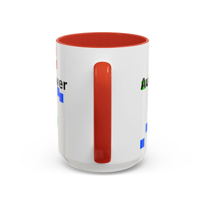 Coffee Mug — Teacher Is My Superpower Accent Ceramic Mug