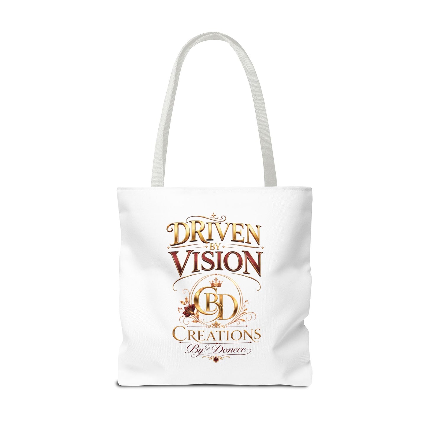 Driven by Vision Tote Bag — Branded BD Creations All-Over Print Tote