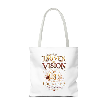 Driven by Vision Tote Bag — Branded BD Creations All-Over Print Tote
