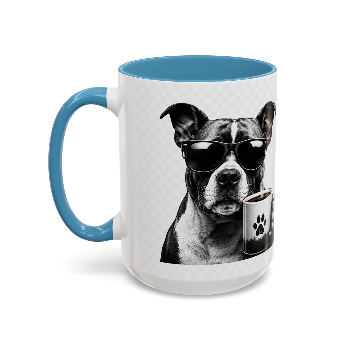 Dog Lover Coffee Mug — "I Don't Need Therapy I Just Need My Dog (And Coffee)" Accent Mug