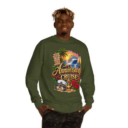 Anniversary Cruise Sweatshirt — Romantic Cruise Vacation Crewneck