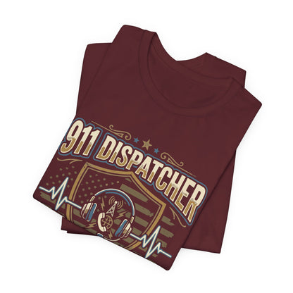 911 Dispatcher T‑Shirt — "We Are the Voice in the Dark" Emergency Responder Tee