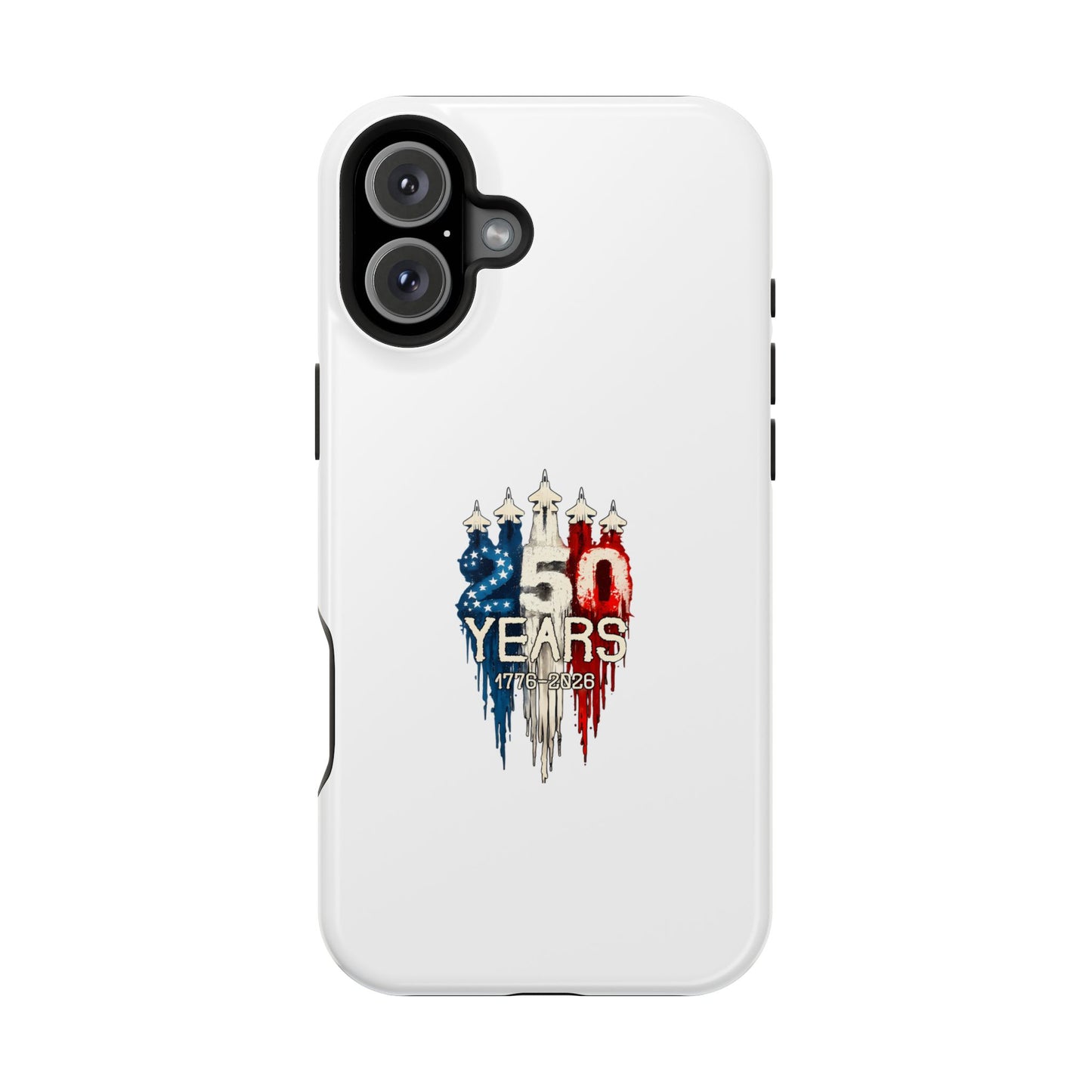 50 Years Patriotic iPhone Case — American Flag Anniversary Magnetic Impact-Resistant Case