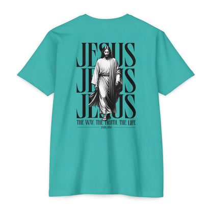 Jesus Graphic T‑Shirt — The Way The Truth The Life Faith Tee