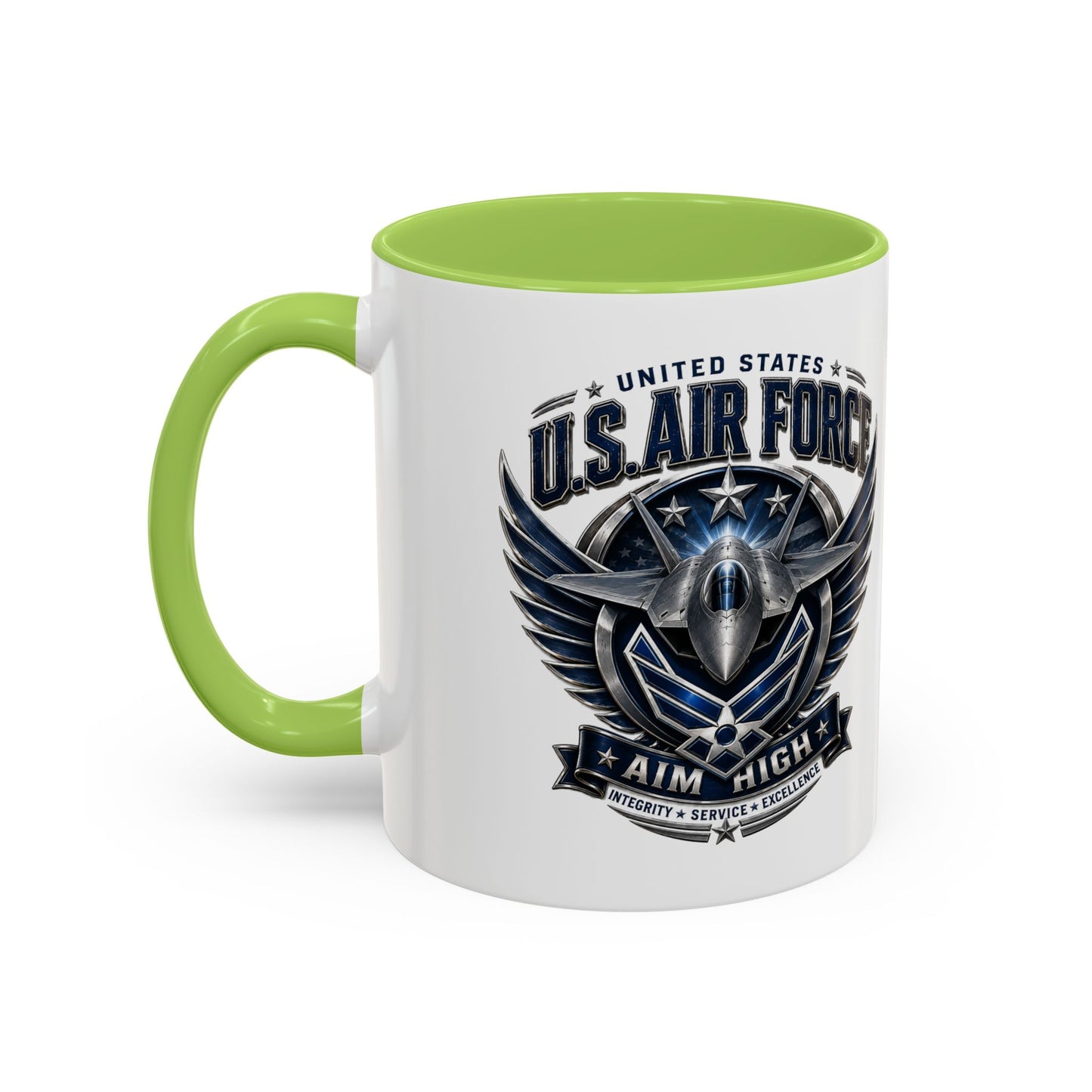 U.S. Air Force Aim High Accent Coffee Mug (11/15oz)