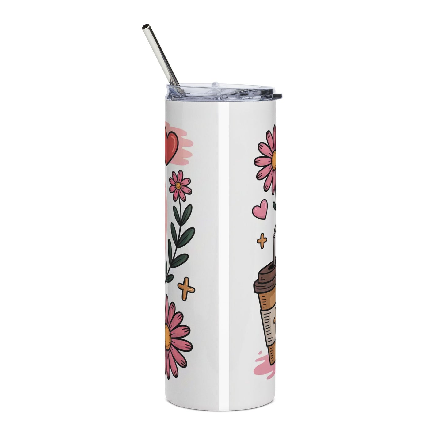Fueled By Coffee Stainless Steel Tumbler 20oz Christian Travel Mug