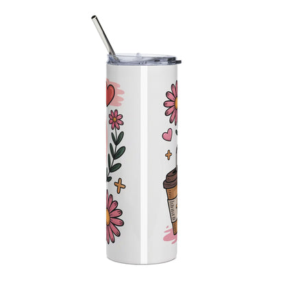 Fueled By Coffee Stainless Steel Tumbler 20oz Christian Travel Mug