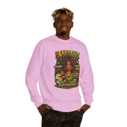 Headstart Black Excellence Sweatshirt — Inspirational Teacher / Early Education Crewneck