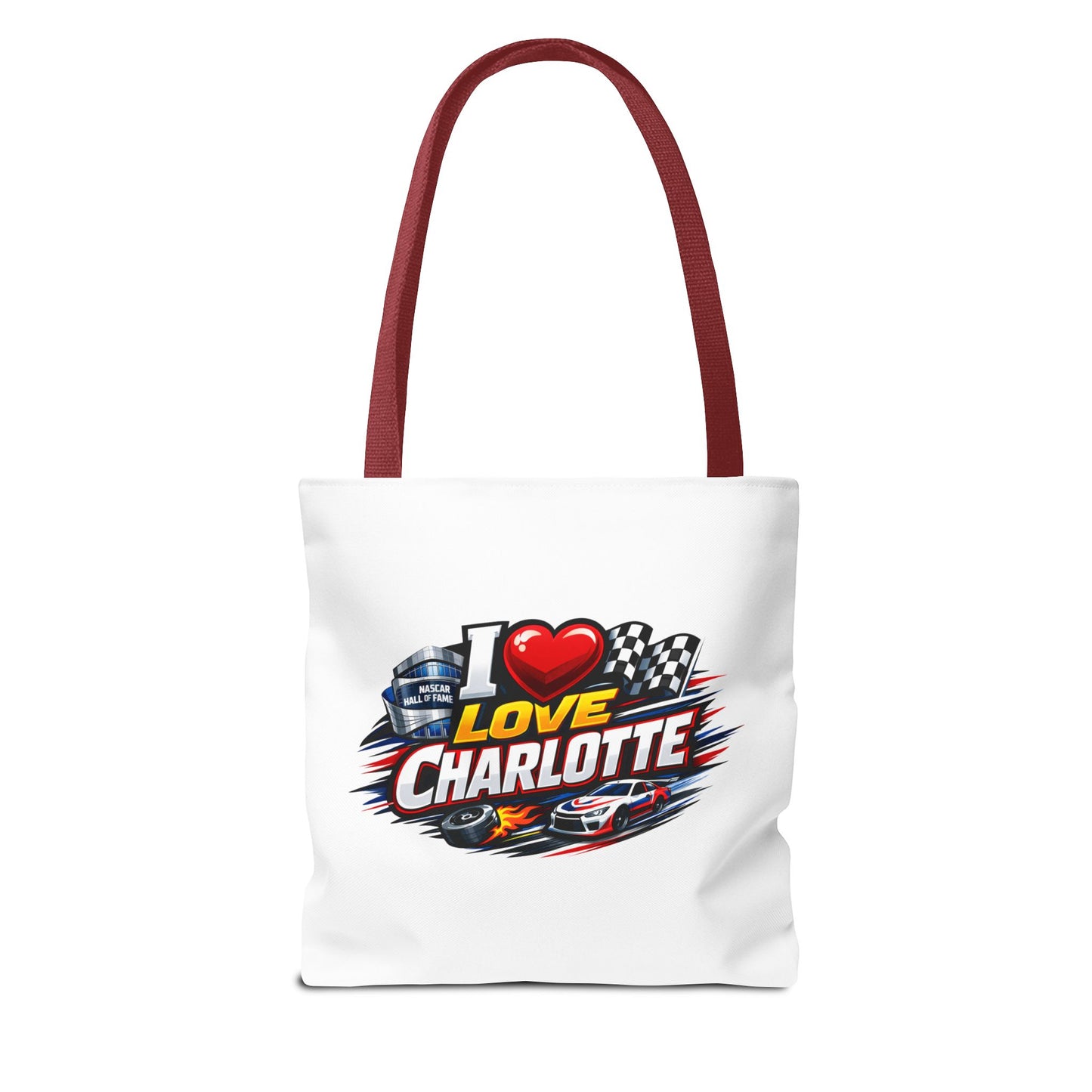I Love Charlotte Racing Tote Bag